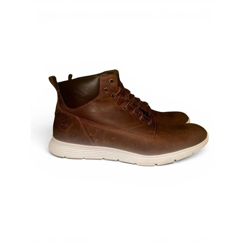 Timberland Killington Chukka Brown Full Grain Leather Sneaker Boots Mens Sz 11